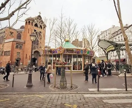 Montmartre Abbesses-artist Village Apartment Paris